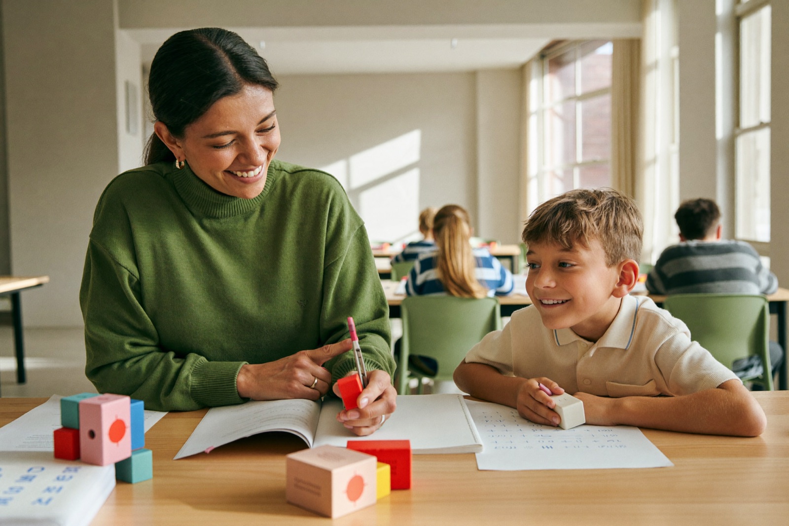 One-on-one math tutoring